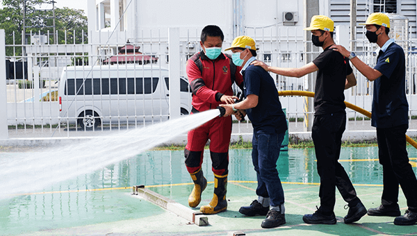二期消防逃生疏散演練